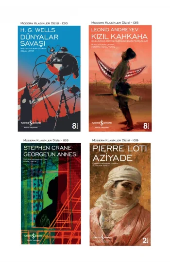 Dünyalar Savaşı + Kızıl Kahkaha + Georgeun Annesi + Aziyade- 4 Kitap Set - Iş Bankası Özel Set
