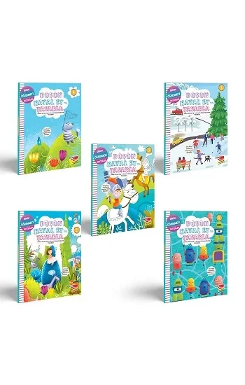 Düşün, Hayal Et ve Tasarla 5li Etkinlik Seti