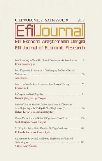 Efil Ekonomi Araştırmaları Dergisi Cilt 2 Sayı 8