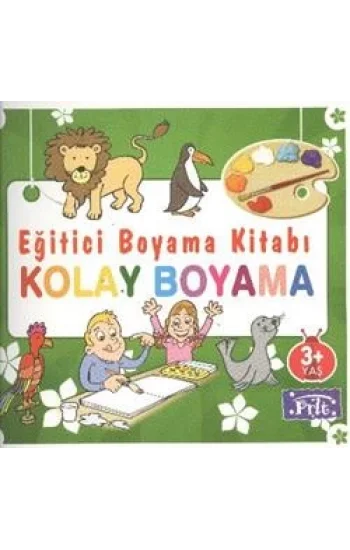 Eğitici Boyama Kitabı - Kolay Boyama