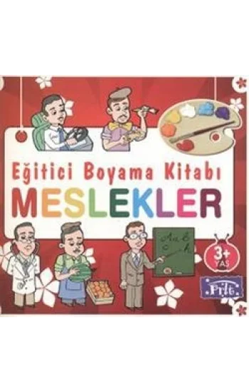 Eğitici Boyama Kitabı - Meslekler