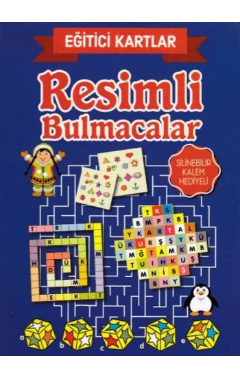Eğitici Kartlar Resimli Bulmacalar