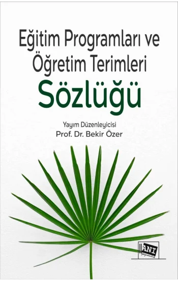 Eğitim Programları ve Öğretim Terimleri Sözlüğü