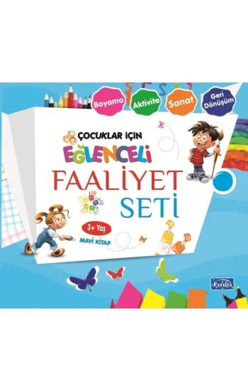 Eğlenceli Faaliyet Seti - Mavi Kitap - 3+ Yaş