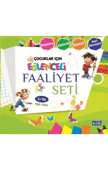 Eğlenceli Faaliyet Seti - Yeşil Kitap - 3+ Yaş
