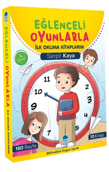 Eğlenceli Oyunlarla İlk Okuma Kitaplarım -Set (10 Kitap)