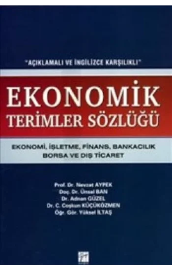 Ekonomik Terimler Sözlüğü