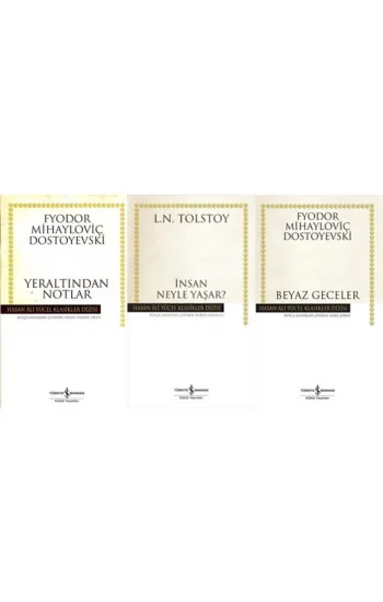 En Çok Okunan Dostoyevski-tolstoy 3 Kitap Set Yeraltından Notlar-insan Ne Ile Yaşar?-beyaz Geceler