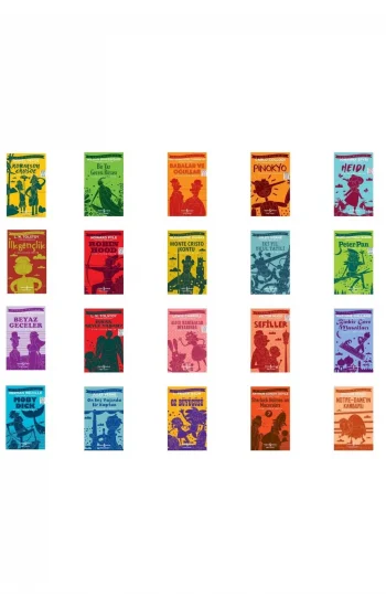 En Çok Okunan Dünya Çocuk Klasikleri Kısaltılmış Metin 20 Kitap Set