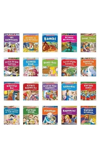 En Çok Sevilen Minik Klasikler Seti - 20 Kitap Takım