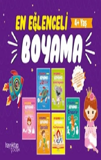 En Eğlenceli Boyama 6lı Set