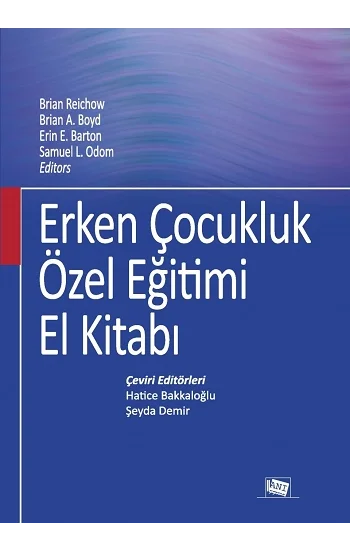 Erken Çocukluk özel Eğitimi El Kitabı