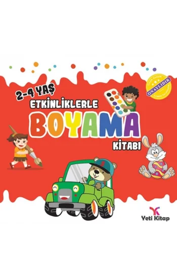 Etkinliklerle Boyama Kitabı 1 - (2-4 Yaş)