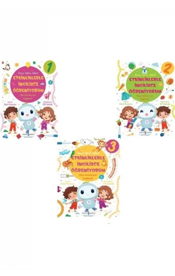 Etkinliklerle Ingilizce Öğreniyorum 3 Kitap Set / 4-5-6 Yaş /