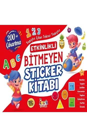 Etkinlikli Bitmeyen Sticker Kitabı