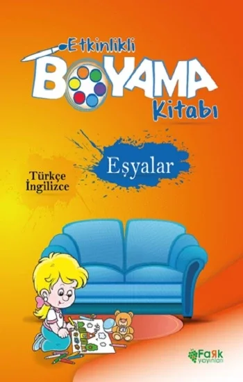 Etkinlikli Boyama Kitabı Eşyalar
