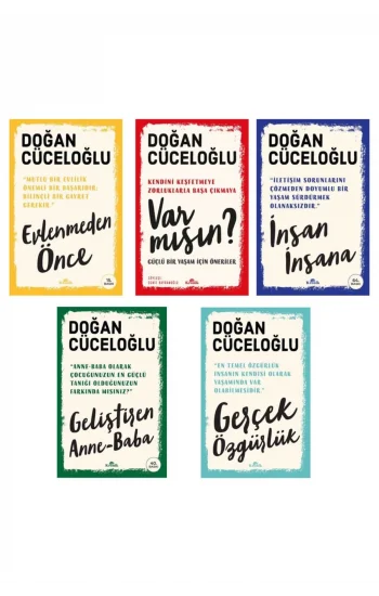 Evlenmeden Önce + Var Mısın ? + Insan Insana + Geliştiren Anne Baba + Gerçek Özgürlük- 5 Kitap Set