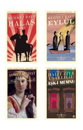 Eylül + Aşk-ı Memnu (günümüz Türkçesiyle) + Henüz 17 Yaşında + Halas - Kurtuluş- 4 Kitap Set