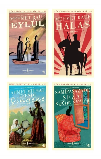 Eylül + Halas - Kurtuluş + Çingene + Küçük Şeyler (günümüz Türkçesiyle)- 4 Kitap Set