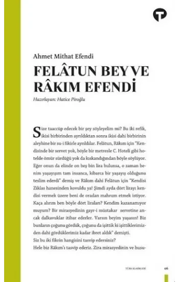Felatun Bey ve Rakım Efendi