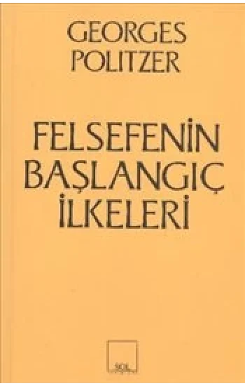 Felsefenin Başlangıç İlkeleri