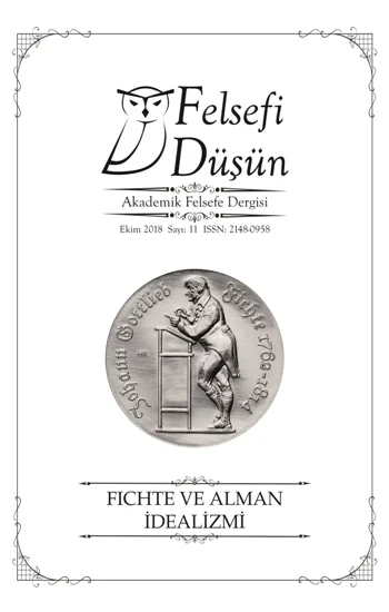 Felsefi Düşün Akademik Felsefe Dergisi Sayı - 11 Ekim 2018