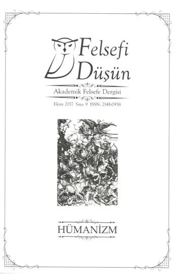 Felsefi Düşün Akademik Felsefe Dergisi Sayı 9