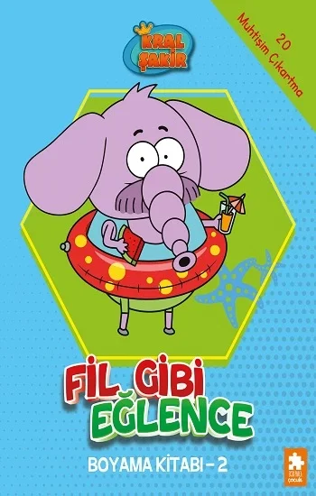 Fil Gibi Eğlence Boyama Kitabı- 2-Kral Şakir