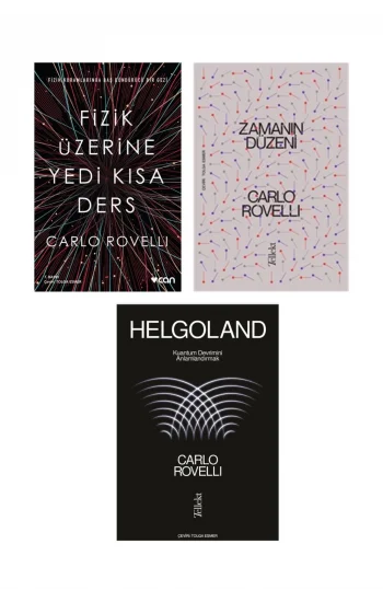 Fizik Üzerine Yedi Kısa Ders + Zamanın Düzeni + Helgoland- 3 Kitap Set - Iş Bankası Özel Set