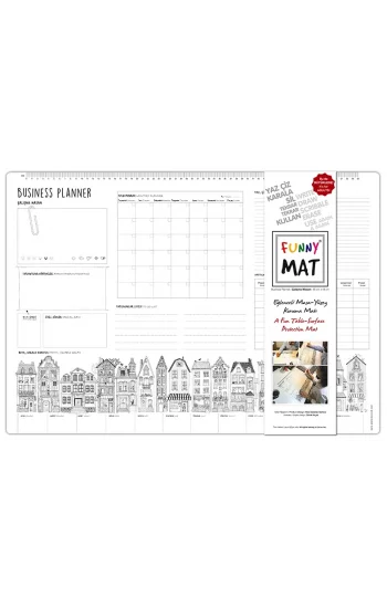 Funny Mat Çalışma Masam Business Planer