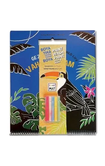 Funny Mat Mini Set Vahşi Yaşam (Tebeşirli)