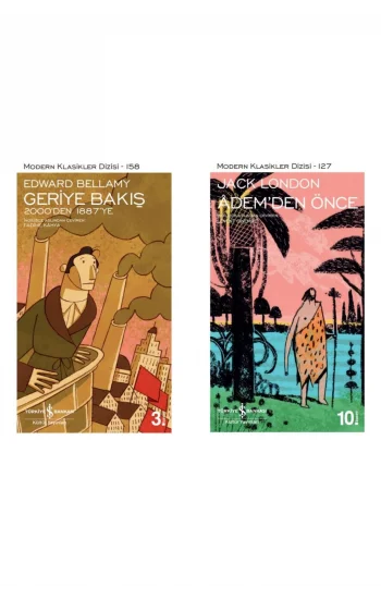 Geriye Bakış 2000den 1887ye + Ademden Önce- 2 Kitap Set - Iş Bankası Özel Set Geriye Bakış 2000de