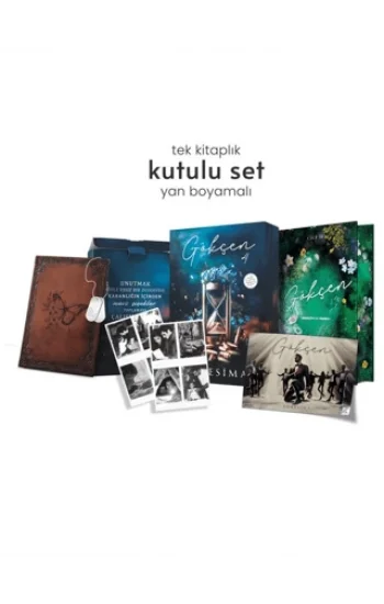 Gökçen 4 - Yan Boyamalı Hediyeli Kutu (Ciltli)