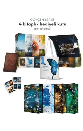 Gökçen Serisi - Yan Boyamalı Hediyeli Kutu (Ciltli)