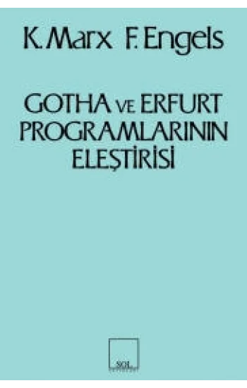 Gotha ve Erfurt Programlarının Eleştirisi
