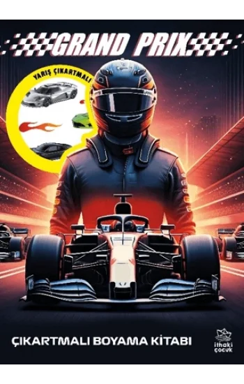 Grand Prix Çıkartmalı Boyama Kitabı