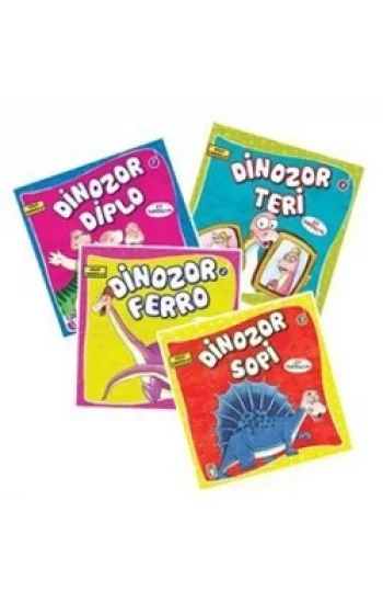 Güçlü Dinozorlar Set (4 Kitap)