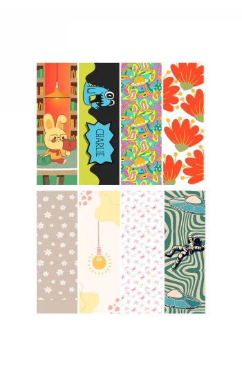 Gülümseme Temalı Kitap Ayraçları 04-