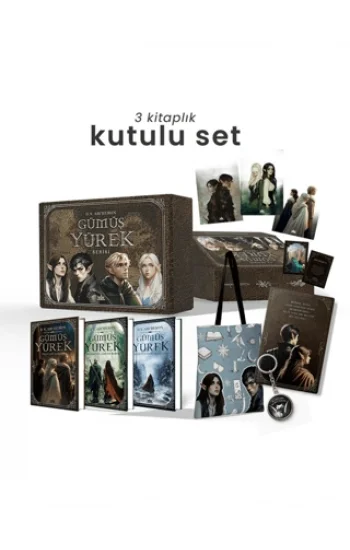 Gümüş Yürek Serisi - Üç Kitaplık Hediyeli Ciltli Kutu