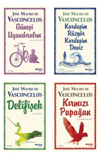 Güneşi Uyandıralım + Kardeşim Rüzgar, Kardeşim Deniz + Delifişek + Kırmızı Papağan- 4 Kitap Set