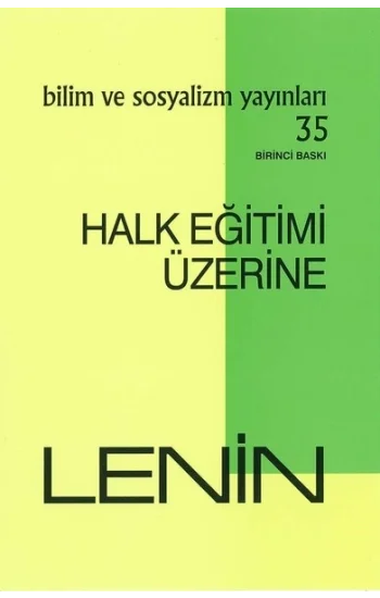Halk Eğitimi Üzerine