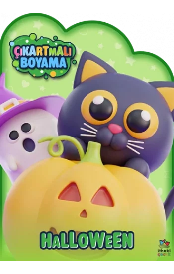 Halloween Zamanı – Çıkartmalı Boyama Kitabı