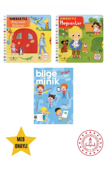 Hareketli Hayvanat Bahçesi - Hareketli Hayvanlar - Eğitici Hareketli Kitap Set