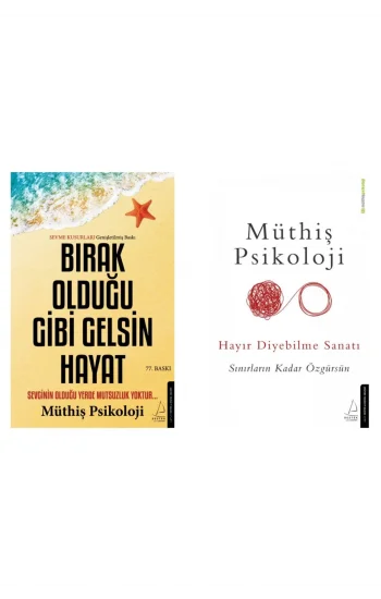 Hayır Diyebilme Sanatı + Bırak Olduğu Gibi Gelsin Hayat- 2 Kitap Set - Iş Bankası Özel Set Hayır Diy