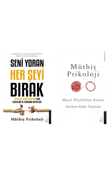 Hayır Diyebilme Sanatı + Seni Yoran Her Şeyi Bırak- 2 Kitap Set - Iş Bankası Özel Set Hayır Diyebilm