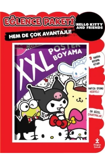Hello Kitty and Friends - 2li Boyama - Eğlence Paketi