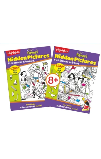 Highlights Favori Hidden Pictures (Gizli Resimler) 2li Set