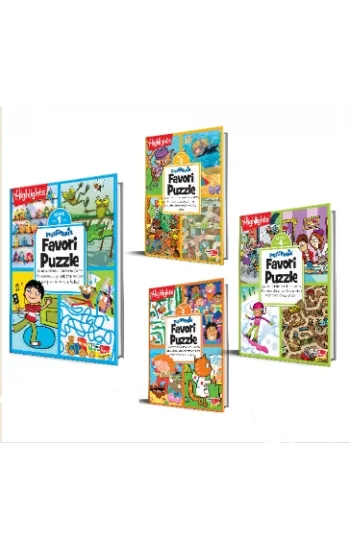 Highlights Puzzlemania Favori Puzzle 4lü Set