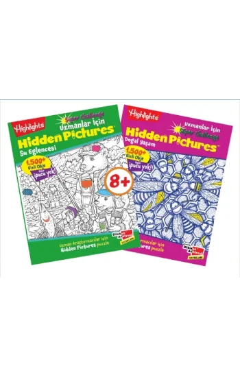 Highlights Uzmanlar İçin Hidden Pictures (Gizli Resimler) 2li Set