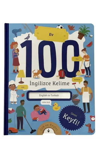 İlk 100 İngilizce Kelime Evim (Ciltli)
